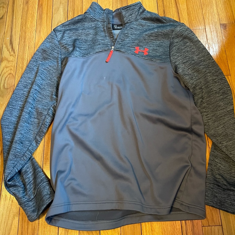 Men UA Fleece Quarter Zip - Medium